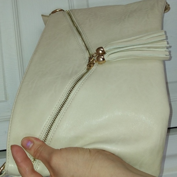 Temptation Italy beige envelope clutch purse NWoT - Picture 16 of 16